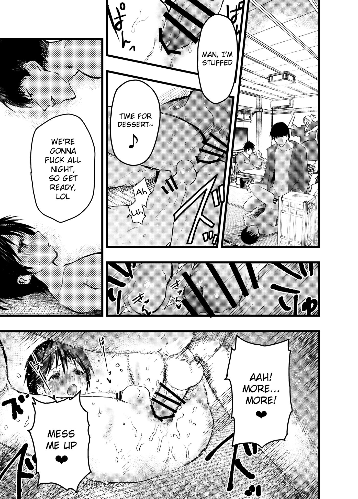 Mesu Ochi Onsen Gasshuku! Dosukebe Inran Renzoku Zecchou! [yaoi] Chapter 1000 Page 66